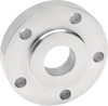 Drag Specialties Rear Pulley Spacer Billet Aluminum Raw - Polished billet aluminum spacer for wide rear tire