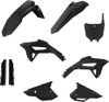 Black Full Plastic Kit by Acerbis - Fits Honda Models