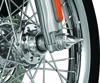 Kuryakyn Twisted Axle Nut Caps Chrome - Chrome twisted axle nut caps, universal fit