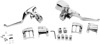 Drag Specialties Chrome Handlebar Control Kit for Harley XL Sportster - Control kit for Harley XL Sportster models