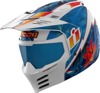 ICON Elsinore Kaonohi Helmet Blue - Large - Modular helmet with MX Shield