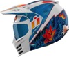 ICON Elsinore Kaonohi Helmet Blue - Large - Modular helmet with MX Shield