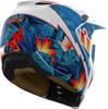 ICON Elsinore Kaonohi Helmet Blue - Large - Modular helmet with MX Shield