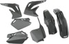 UFO Complete Plastic Kit Black Fits Honda CR85