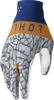 Thor SPORTMODE Bravo Gloves Men's XS Navy/White/Gray - Men's XS gloves in Navy/White/Gray