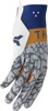THOR SPORTMODE Bravo Gloves Men's L White/Copper/Navy/Gray - Men's off-road gloves in L, White/Copper/Navy/Gray