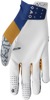 THOR SPORTMODE Bravo Gloves Men's L White/Copper/Navy/Gray - Men's off-road gloves in L, White/Copper/Navy/Gray