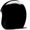 THOR Mccoy Open Face Helmet Gloss Black/White Large Adult - Open face helmet, gloss black/white, size L