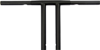 Chubby Flatline Bar 12" - Black - For 74-20 HD Dyna Softail Touring