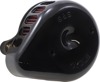 S&S Black Stealth Mini Teardrop Air Cleaner for Harley-Davidson