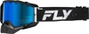 FLY RACING Zone Snow Goggle Black/Black Sky Blue Lens - Premium snow goggles with anti-fog lens