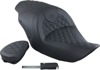 Road Sofa Lattice 2-Up Seat Black Gel w/Backrest - GoldWing F6B
