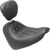 Tripper Diamond Wide Solo Seat w/Backrest - For 18-19 HD FXFB Fat Bob Tripper Diamond Wide Solo Seat w/Backrest - For 18-19 HD FXFB Fat Bob