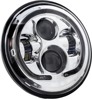 Letric Lighting LED Headlight with Chrome Halo 7"