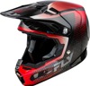 Fly Racing Youth Formula S Carbon Protocol Helmet YL Black/Red - Carbon fiber youth helmet with smart safety tech