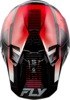 Fly Racing Youth Formula S Carbon Protocol Helmet YL Black/Red - Carbon fiber youth helmet with smart safety tech
