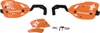 Fire Power 1 1/8 Inch Closed Handguard Orange - Wrap-around handguards in orange for 1 1/8 in bars