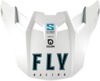 Fly Racing Formula S Carbon Solid Visor White XL/2X - Replacement visor for Fly Racing Formula S Carbon helmet