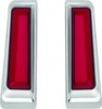 Tracer L.E.D. Inserts For Saddlebag Supports Chrome