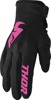 Thor Women's Sector Gloves XL Black/Pink - Lightweight MX gloves for women