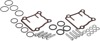 James Gasket Lifter Block Gasket Kit for Big Twin/Twin Cam