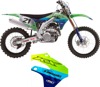 Factory Effex Candy Chrome Airbox/Shroud Graphics Kit Fits 17-20 KX250F