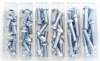 Bolt M8 10mm Hex Flange Bolt Assortment Pack - Silver