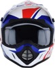 FX-17 Full Face Offroad Helmet Blue/Red/White X-Large