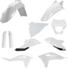 21-23 GasGas EC250/300/250F/350F Full Plastic Kit - White/Black