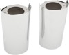 Drag Specialties Fork Slider Covers Smooth Chrome For Harley-Davidson - Chrome fork slider covers for Harley-Davidson models