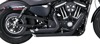 Shortshots Staggered Black Full Exhaust - Fits 14-22 Harley Davidson XL1200/XL883 Models Shortshots Staggered Black Full Exhaust - Fits 14-22 Harley Davidson XL1200/XL883 Models