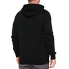 100% Men's Official Zip Hoody Black Medium