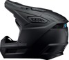 Thor Fleet Blackout Matte Black Helmet Large Adult Unisex - Matte black MX helmet, size L, for off-road/ATV/UTV