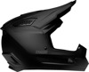 Thor Fleet Blackout Matte Black Helmet Large Adult Unisex - Matte black MX helmet, size L, for off-road/ATV/UTV
