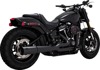 Vance & Hines Pro Pipe Black PCX Full System Exhaust Fits HD Softail 18-22