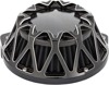 Arlen Ness Crossfire Air Cleaner Contrast Cut Black