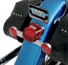 Turn Signal Replacement Lenses Red w/ Blue Dot by Chris Products