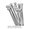 21" Front Spoke/Nipple Set (w/ Wrench) - 9 Gauge / 36 Qty - Silver