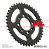 JT Steel Rear Sprocket 42T 428 Chain Natural For Kaw/Suz Models