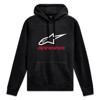 Alpinestars Always 2.0 Hoodie Black/White/Red Medium