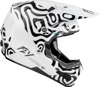 Fly Racing Youth Formula S Carbon Abyss Helmet YL White/Black - Advanced youth helmet with smart safety tech