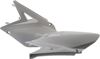 Plastic Side Number Plate - White - For 10-18 Suzuki RMZ250 Plastic Side Number Plate - White - For 10-18 Suzuki RMZ250