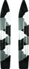 7" Powderhound Skis Camo Black/White/Grey - For 90-19 Arctic Cat Polaris Yamaha Ski Doo 7" Powderhound Skis Camo Black/White/Grey - For 90-19 Arctic Cat Polaris Yamaha Ski Doo