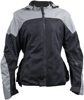 Speed and Strength Starstruck Mesh Jacket Grey Black Womens Small - Grey/Black mesh textile jacket, womens small
