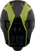 Fly Racing Formula Carbon Tracer Helmet Hi-Vis Black XS - Ultra-light offroad helmet, Hi-Vis/Black, XS
