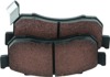 BikeMaster Organic Brake Pads - Black Fits Honda