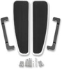 Longboard Adjustable Driver Floorboards Chrome - For 80-20 Harley