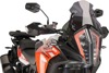 PUIG Z-Racing Windscreen Dark Smoke For KTM 1290 Super Adventure - Double height windscreen For KTM 1290 Super Adventure