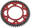 48T Red Dual Metal Rear Sprocket - For 84-20 Honda CR CRF XR