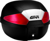 Monolock Top Case Matte Black Red Lens Monolock Top Case Matte Black Red Lens